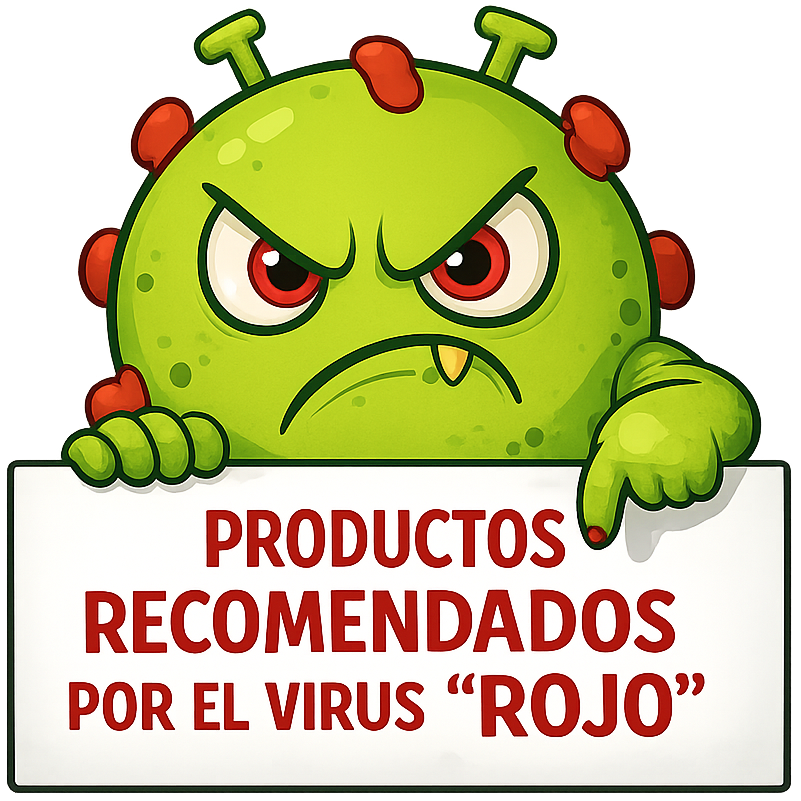 Productos recomendados por el virus "Rojo"
