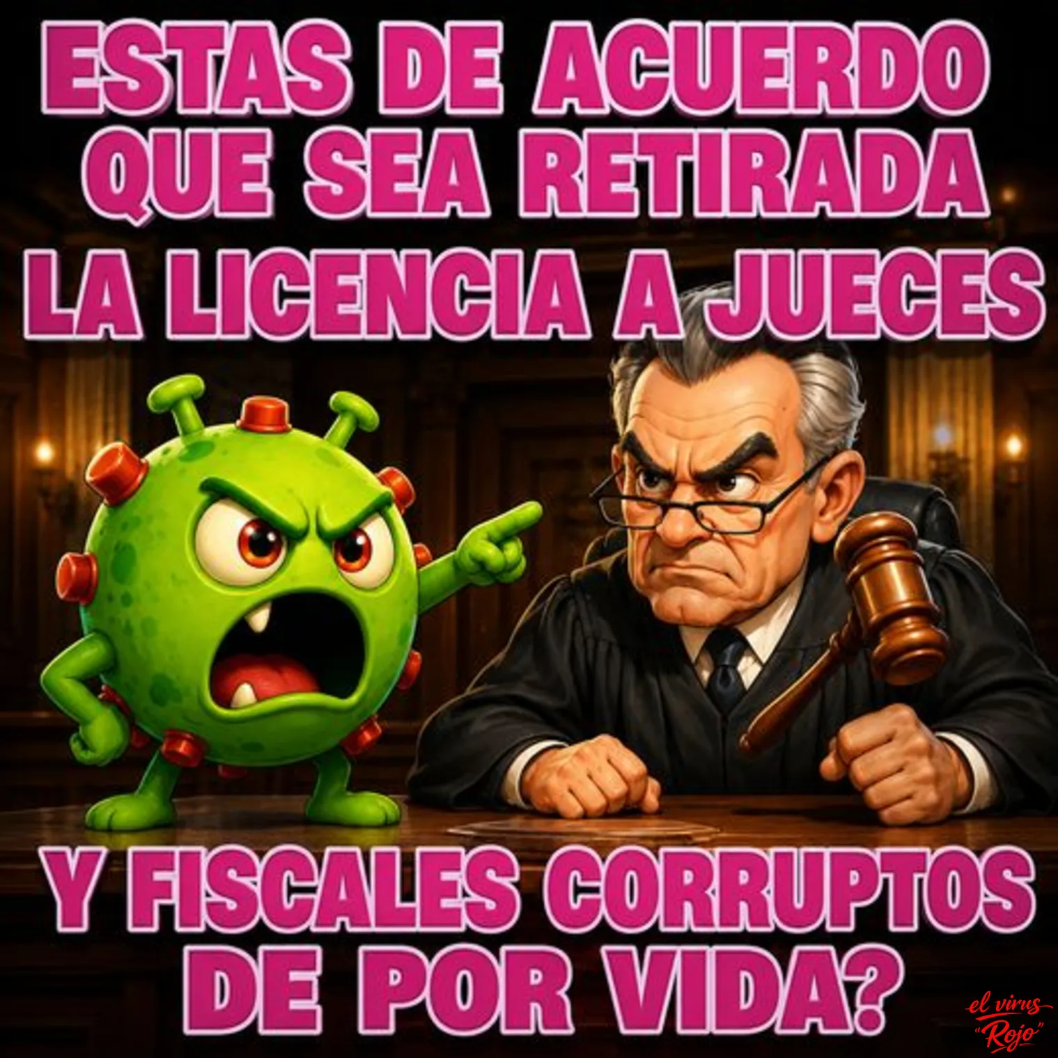 ¿Retirar la licencia de por vida a jueces y fiscales corruptos? Spoiler: El Constitucional se queda sin magistrados para el mus ⚖️🛑