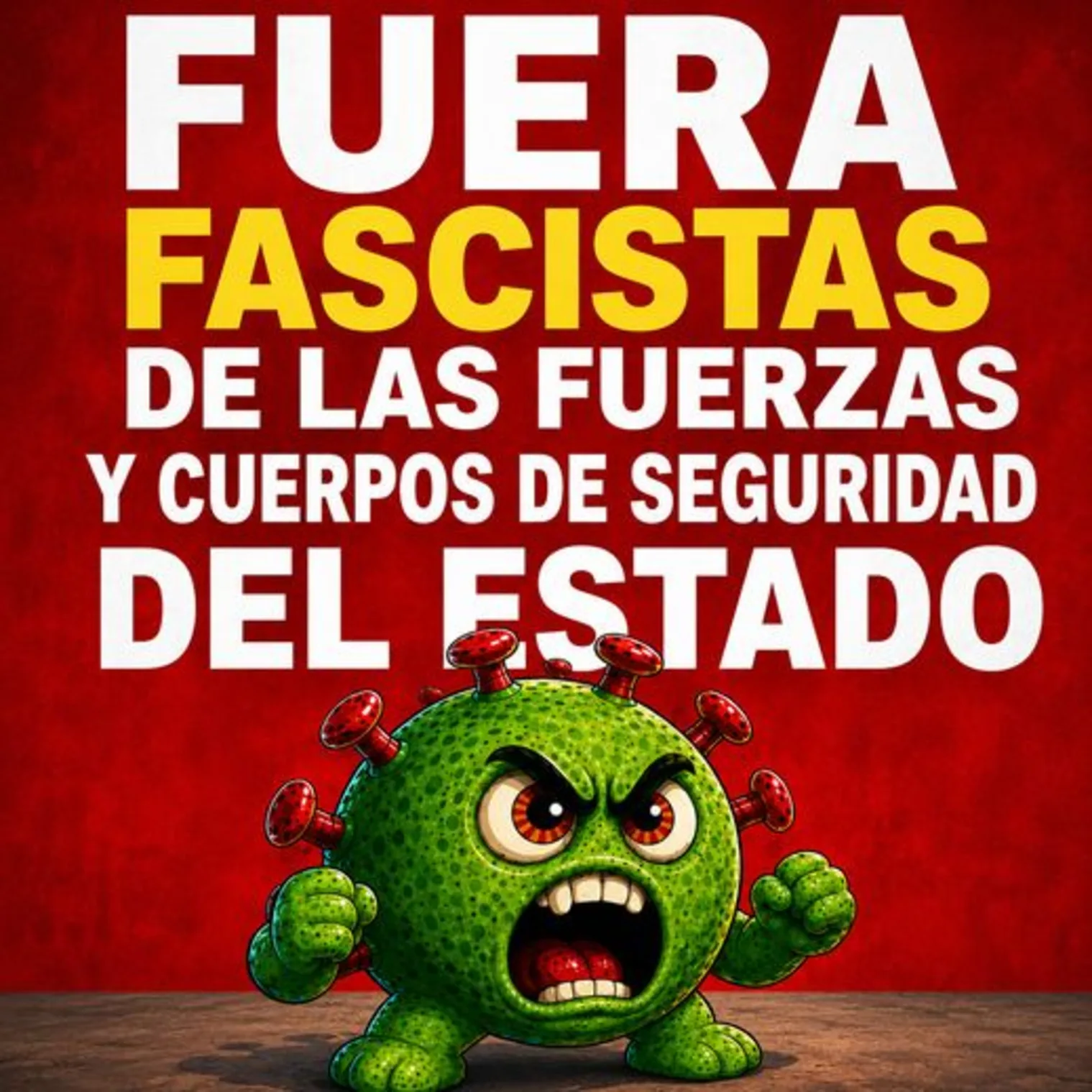 Fumigación urgente en los cuarteles: ¿Para cuándo el cartel de "prohibido el paso a fascistas" en la Policía y la Guardia Civil? 🧼👮‍♂️