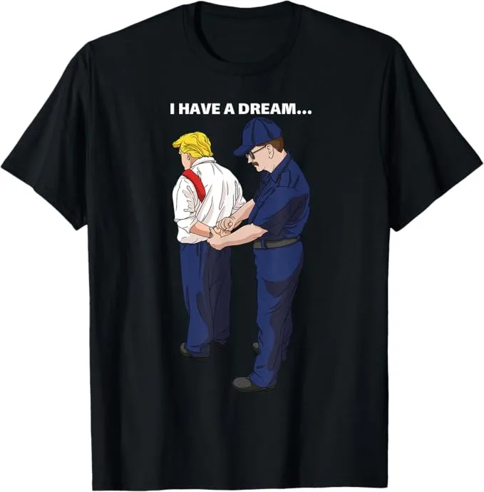 Donald Trump Getting Arrested Lock Him Up Official Trump Camiseta